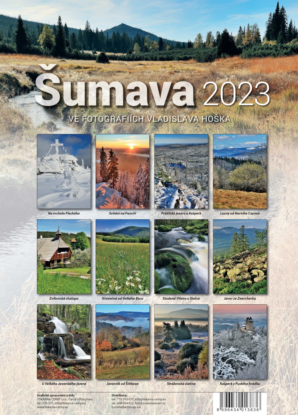 Wandkalender Šumava 2023