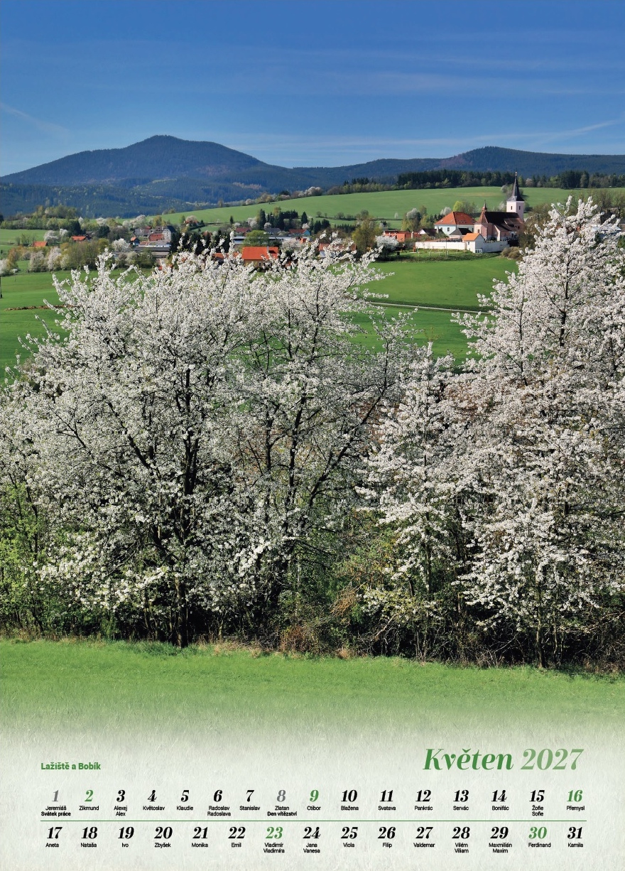 Nástěnný kalendář Šumava 2027